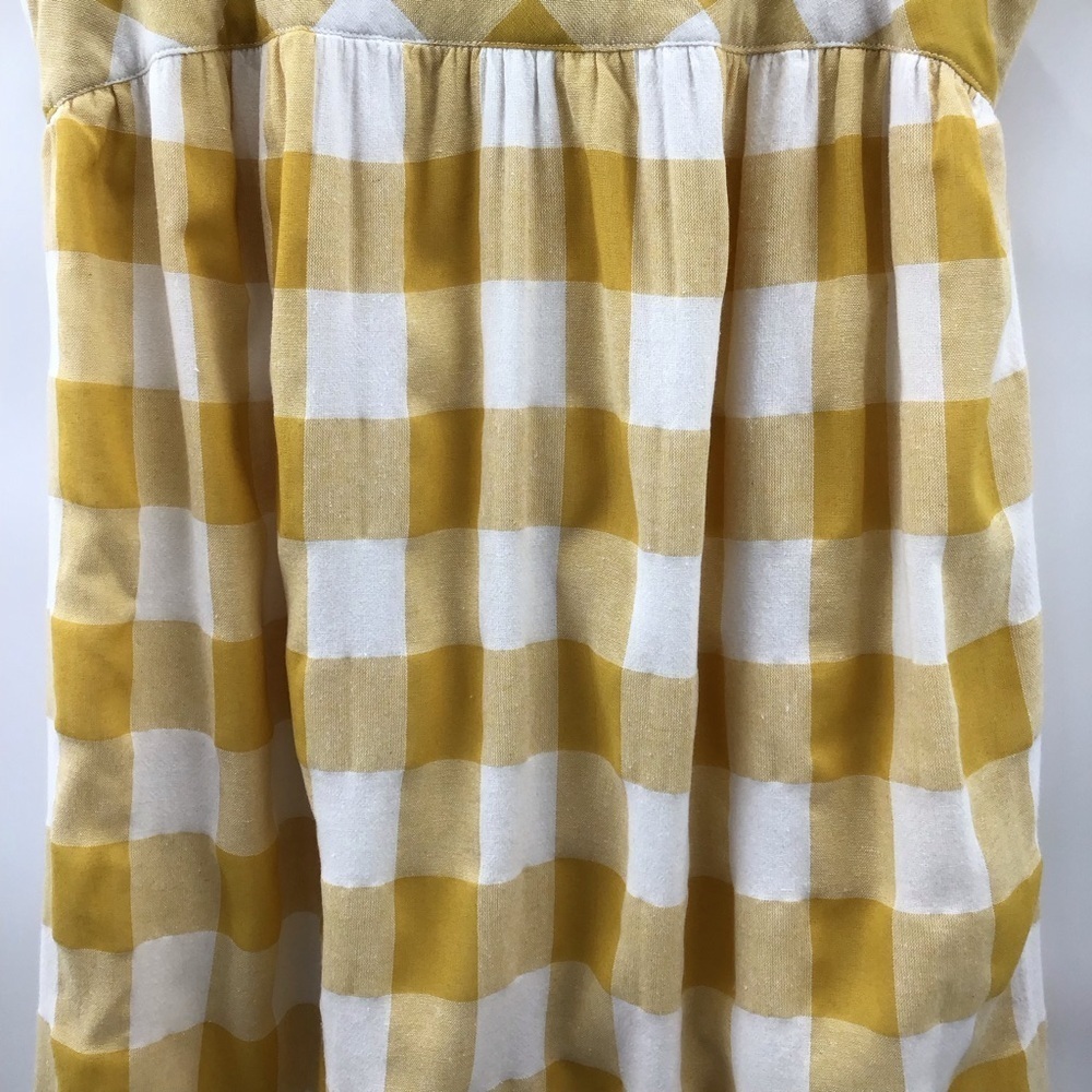 Entro Gingham Yellow and White Checker Dress - Picture 6 of 10